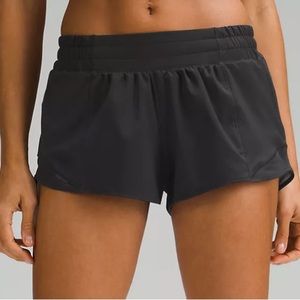 Lululemon Black Hotty Hot Shorts